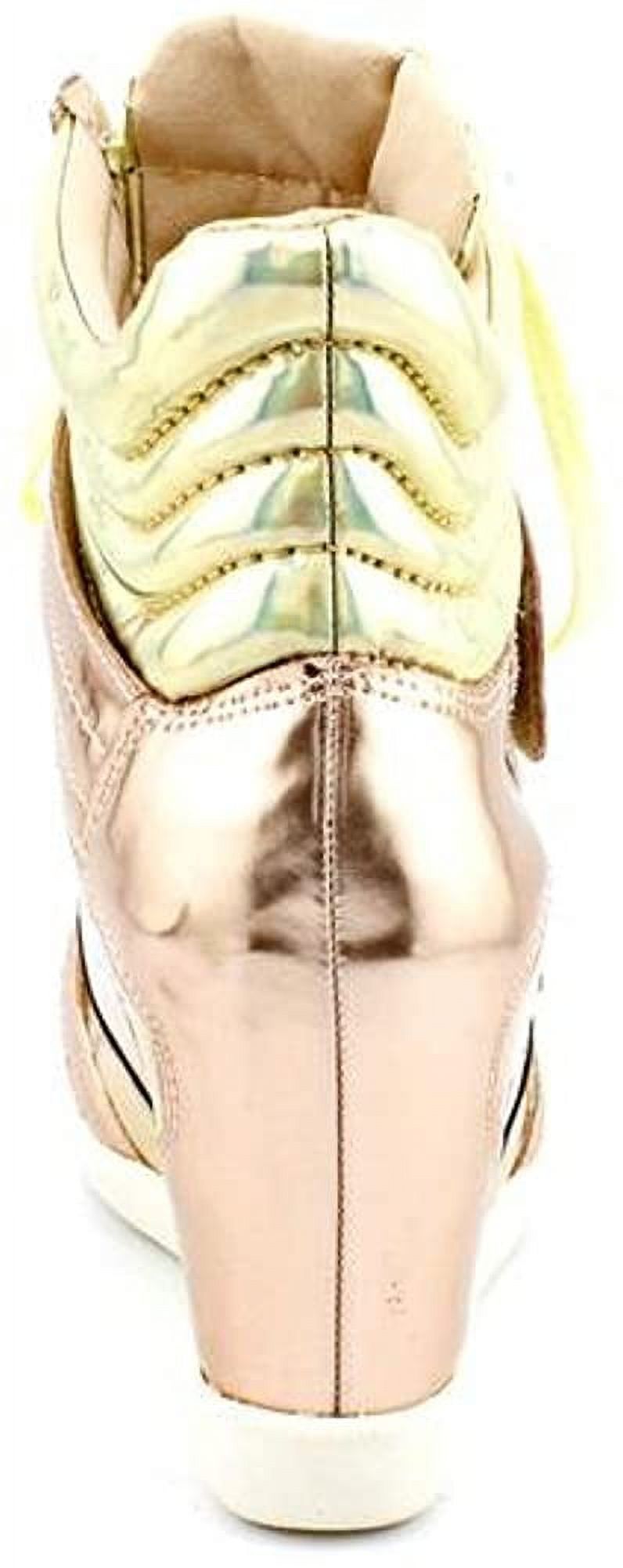 Boutique 9 Nevan 1 Women's Fashion Lace Up Wedge Sneakers Shoes - Gold - image 5 of 5