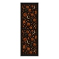 thumbnail image 6 of GENIMO 2'x7' Halloween Runner Rug, Washable Non Slip Soft Farmhouse Pumpkin Indoor Outdoor Hallway Runner for Porch Patio Kitchen Entryway, Noir Orange, 6 of 6
