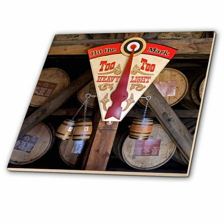 3dRose Kentucky, Makers Mark Bourbon in wood distillery - US18 LNO0001 - Luc Novovitch - Ceramic Tile, (Makers Mark Best Bourbon)