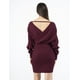 thumbnail image 3 of Vestido tejido manga amplia color Vino AMAD Casual para mujer Talla M, 3 of 3