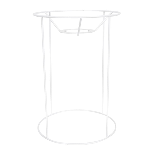 Miangastore Wire Lampshade Frame White 1Pack 7.9InchX5.5InchX5.5Inch Iron