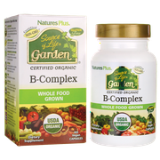 Nature's Plus Source of Life Garden Certified Organic B-Complex 60 Vegan Caps