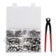 thumbnail image 1 of Abrazaderas De Manguera De Acero Inoxidable 304 De 130 Piezas Kit Surtido De Abrazaderas De Manguera De 6 A 21 Mm para Bebidas, Automóviles, Barcos, Motocicletas Y Aplicaciones Industriales, 1 of 14