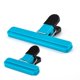 thumbnail image 1 of Clip de bolsa de sellado de alimentos de plástico para mantener frescos bocadillos a prueba de humedad Clip de sellado de papas fritas Clip de tarjeta postal Clip de encuadernación de archivos (azul, S + L) Sincero Electrónica, 1 of 3