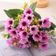 thumbnail image 1 of Flores Artificiales de Margarita Gerbera | Tallos Florales Falsos Realistas para Jarrón | Decoración de Flor de Seda de Mano Realista | Juego de 2 | 11.8 Pulgadas de Alto | Hogar, Boda, Arreglo para, 1 of 4