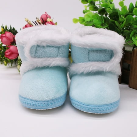 

Gyratedream Newborn Toddler Warm Snow Boots Winter Shoes Baby Boys Girls Prewalker Anti-slip Shoes for 0-18M