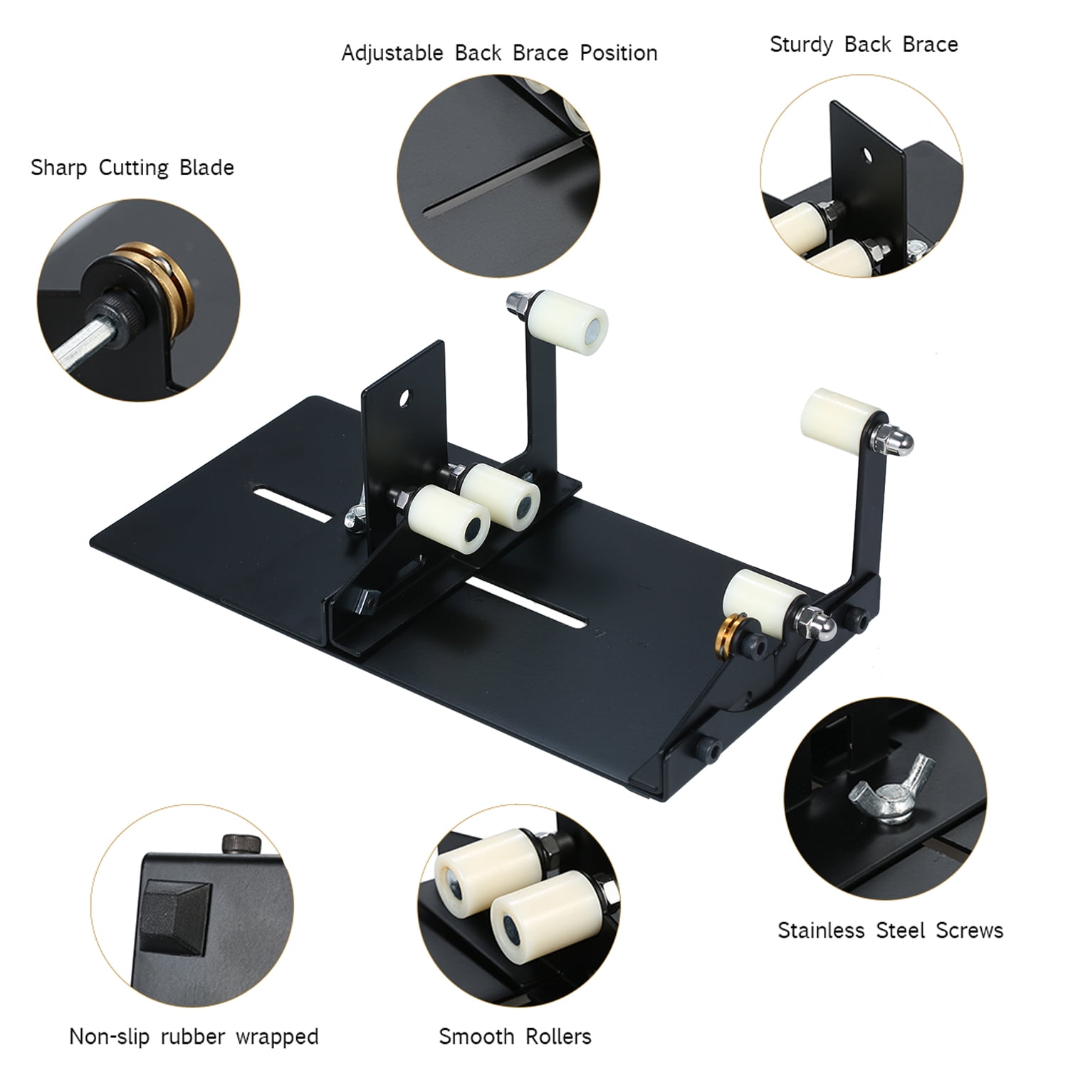 Glass Bottle Cutter Cutting Tool Upgrade Version Square And Round Wine Beer Glass Sculptures Cutter For DIY Glass Cutting Machine Metal Pad Bottle Holder With Cutting Accessories