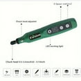 thumbnail image 3 of DEBGFS 1pc Mini Cordless Rotary Tool With LED Light  5 Adjustable Speeds  USB Rechargeable Lithium Battery  Multiple Accessories  Perfect For DIY Projects,Green, 3 of 6