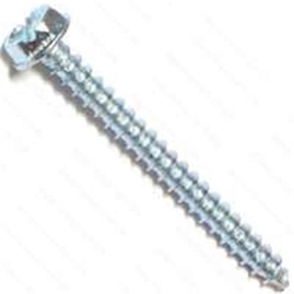 Midwest Fastener 2941 10 x 2 In. Tap Slotted Hex Zinc Screw