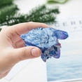 thumbnail image 4 of Crystal Geode Cluster Blue Natural Quartz Crystal Cluster Crystals Stones Rocks Raw Crystal Cluster Geode Small Healing Crystals Home Decoration, 4 of 9