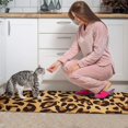 thumbnail image 3 of Yellow and Brown Of Leopard Print Kitchen Rugs Sets Of 2,Anti Fatigue Kitchen Mat Rugs Non Slip Washable,Decorative Kitchen Floor Mats for Kitchen,Sink,Laundry,17"x30"+17"x47", 3 of 7