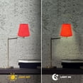 thumbnail image 4 of HONMEET Mini Lamp Shade Cloth Red Decorative for Floor Lamp 1Pcs, 4 of 5