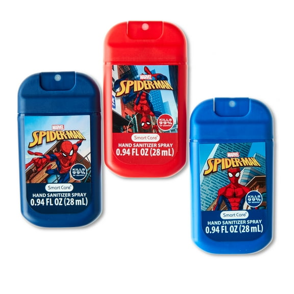 Smart Care Spider-Man Hand Sanitizer Spray for Children, 3 Pack