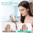 thumbnail image 6 of ILAVYO Electric Nail Clippers & Polisher with LED Light, Dual Speed, Rechargeable Nail Trimmer with Debris Storage & Magnetic Cover, for Seniors, Adults（White）, 6 of 9