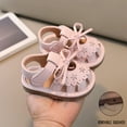 thumbnail image 2 of Fesfesfes Baby Boys and Girls Fashionable Casual Comfortable and Breathable Soft Soled Children's Sandals with Adhesive for Summer Beach and Outdoor Use(Pink#1,3-6 Months), 2 of 3