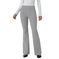thumbnail image 1 of Women's Casual Solid Color Wide - Leg Straight Trousers, Flared Design, Perfect for Daily Use, 1 of 8