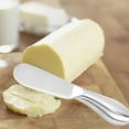 thumbnail image 5 of Stainless Steel Hollow Handle Cheese Butter Knife - Sharp, Ergonomic, for Baking and Entertaining, 5 of 8