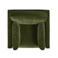 thumbnail image 6 of Pemberly Row Contemporary 36" Farmhouse Arm Chair Olive Green, 6 of 11