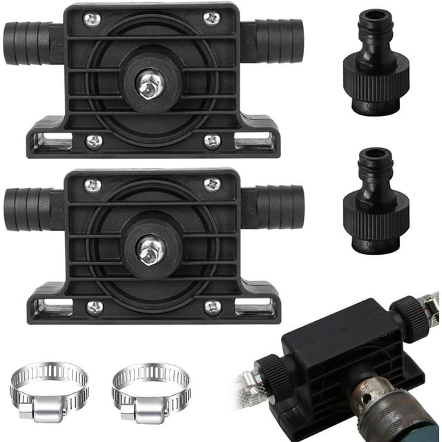 2 Pieces Electric Water Pump, Mini Water Pump, Electric Fuel Pump, Water Pumps and Accessories, Fuel Pump for Quickly Pumping Oil, Pumping Water, Pumping Liquid