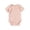 Pink, variant on Weebloom Baby Boy Girl Romper Bodysuits Short Sleeve Envelope Shoulder Boys Pjs Loungewear Onesie Sleepers Pajamas Beige 6-12 Months