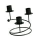 thumbnail image 5 of Candelabro porta velas,Candelabro porta velas candelabro soporte 3 brazos,Pilar de vela cónico de metal alto y largo para bodas,Centro de mesa para fiestas,aniversarios,cenas,eventos y negro, 5 of 8