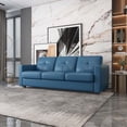 thumbnail image 2 of LV01292 Sleeper Sofa, Blue Leather - Noci ( 1Pc/1Ctn ), 2 of 4