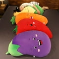 thumbnail image 1 of 1PC 30/100CM Plush Cartoon Vegetables Toys Cute Soft Simulation Carrot Eggplant Chili Corn Plant Pillow Stuffed Dolls for Kids zhangyuxiang LED, 1 of 2