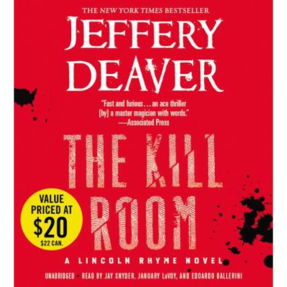 Pre-Owned The Kill Room (Audiobook) by Jeffery Deaver, Jay Snyder, January Lavoy