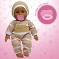 thumbnail image 3 of The New York Doll Collection 11 inch Soft Body Baby Doll in Gift Box - 11" Baby Doll Toy for Kids, Boys, Girls and Toddlers - Baby Doll Pacifier Accessory Included, 3 of 5