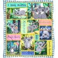 thumbnail image 5 of Koala Blanket Flannel Throw Gift for Chid Teenager Adults for All Seasons Super Soft Convenient Breathable Cute Bed Sofa Couch Foldable Unisex 50x60, 5 of 5