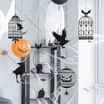 thumbnail image 3 of Wosthever Decoraciones de Halloween duraderas y elegantes Cualquier fiesta de miedo Papel interesante y aterrador Kits de decoración para fiestas cuervo, 3 of 6