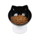 thumbnail image 3 of Cuenco elevado para gatos con soporte elevado, diseño inclinado, soporte para protección del cuello, cuenco elevado para comida y agua para gatos o perros pequeños, 3 of 5