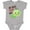AC-Heather Grey, variant on Inktastic My Aunt Loves Me Cute Turtle Boys or Girls Baby Bodysuit