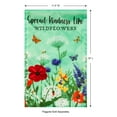 thumbnail image 5 of (2 pack) Meadow Creek 11.5" x 18" Spread Kindness Like Wildflowers Outdoor Yard Flag, 5 of 6