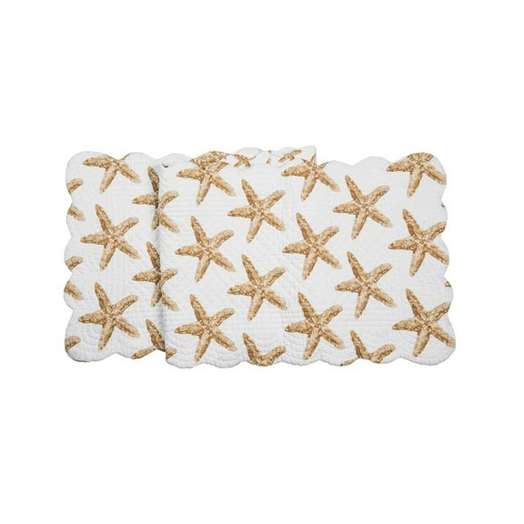 C and F Enterprises 75744 - Sandbridge Stars Table Runner (C842673252) Kitchen Dining Linens