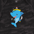 thumbnail image 4 of Inktastic Pirate Shark, Cute Shark, Little Shark, Blue Shark Boys or Girls Baby Bodysuit, 4 of 5