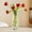 Crystal Clear, variant on RunMin Grocery Store Modern Glass Vase Crystal Clear Glass Vase for Home Office Decor (Crystal Grey)
