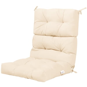 Costway Back Chair Cushion, 22"x44" High Back Beige
