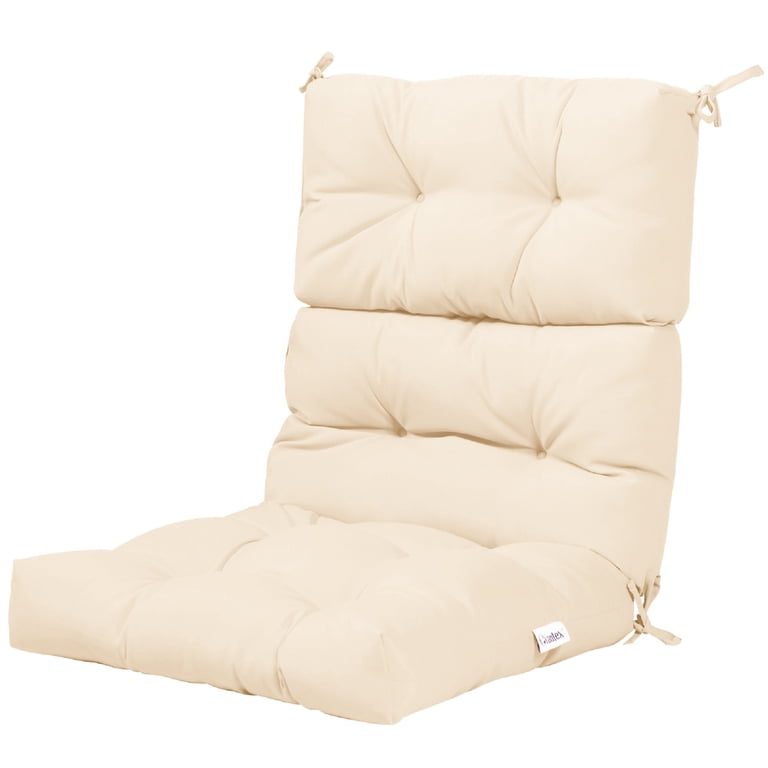 Costway Back Chair Cushion, 22"x44" High Back Beige photo 1