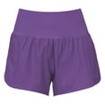 thumbnail image 3 of Womens High Waisted Running Shorts Athletic Workout Shorts With Mesh Liner Zipper Pockets, 3 of 3