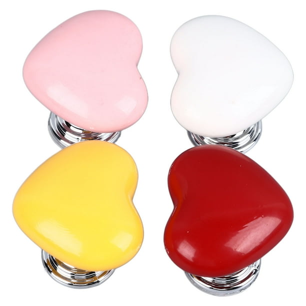 Empuje Para Inodoro Con Forma De Corazón, Llamativo Botón De Presión Para Inodoro En Forma De Corazón, Vibrante Para Decoración De