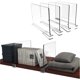 thumbnail image 2 of Juego de 4 separadores de estantes acrílicos, perfectos para armarios, cocina, dormitorio, herramienta de almacenamiento útil sin taladrar TUNC Sencillez, 2 of 4