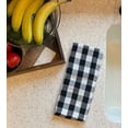 thumbnail image 6 of Black Buffalo Check Kitchen Towels And Dishcloths Set White and Black Plaid 100% Cotton 8 Piece, 6 of 10