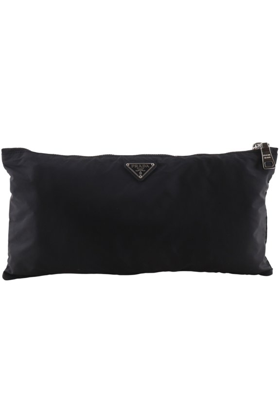Pre-Owned Prada pouch, nylon, black, unisex