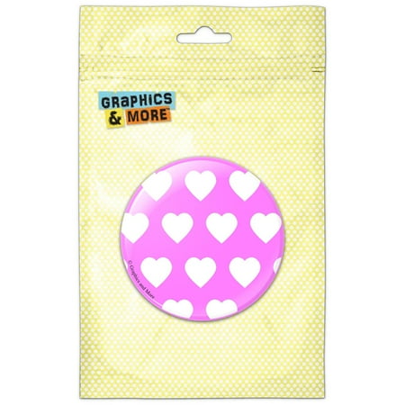 

Sweet Heart Pattern Light Pink Refrigerator Button Magnet