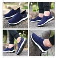 thumbnail image 5 of Mens Hiking Shoes Laceless Suede Breathable Slip Resistant Boots Lightweight Sneakers for Outdoor Activity Hiking Walking, 5 of 7