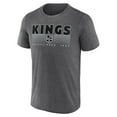 thumbnail image 2 of Men's Fanatics Heathered Charcoal Los Angeles Kings Prodigy Performance T-Shirt, 2 of 3