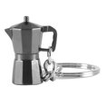 thumbnail image 3 of Coffee Tamper Keyring Key Chain Design Gift Barista Ring Coffee Accessories Moka pot, 3 of 7
