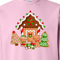 thumbnail image 3 of Inktastic Gingerbread House Christmas Adult Sweatshirt, 3 of 4