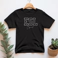 thumbnail image 2 of ESL Squad Shirts ESL Teacher Appreciation Gift Esol ecse Tee Multilingual Xmas Present from Student ESL Tutor English Second Language Class, 2 of 7